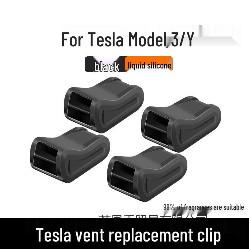 Tesla Model Y/3 Lüftungsschlitz-Clip Halter für Lufterfrischer - Innenraum Mod.