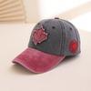 Multi- Embroidered Maple Leaf Letter Baseball Cap, Suitable for Both Men and Women, Versatile for Daily Wear