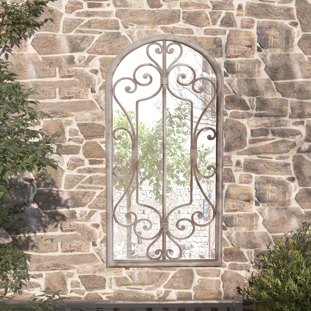 Garden Mirror Sand 70 x 30 cm Iron