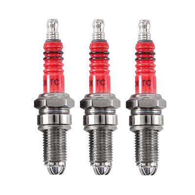 Plouluyt 3 Adet D8TC 3 Elektrotlu Buji Yarış Buji 3 Elektrotlu