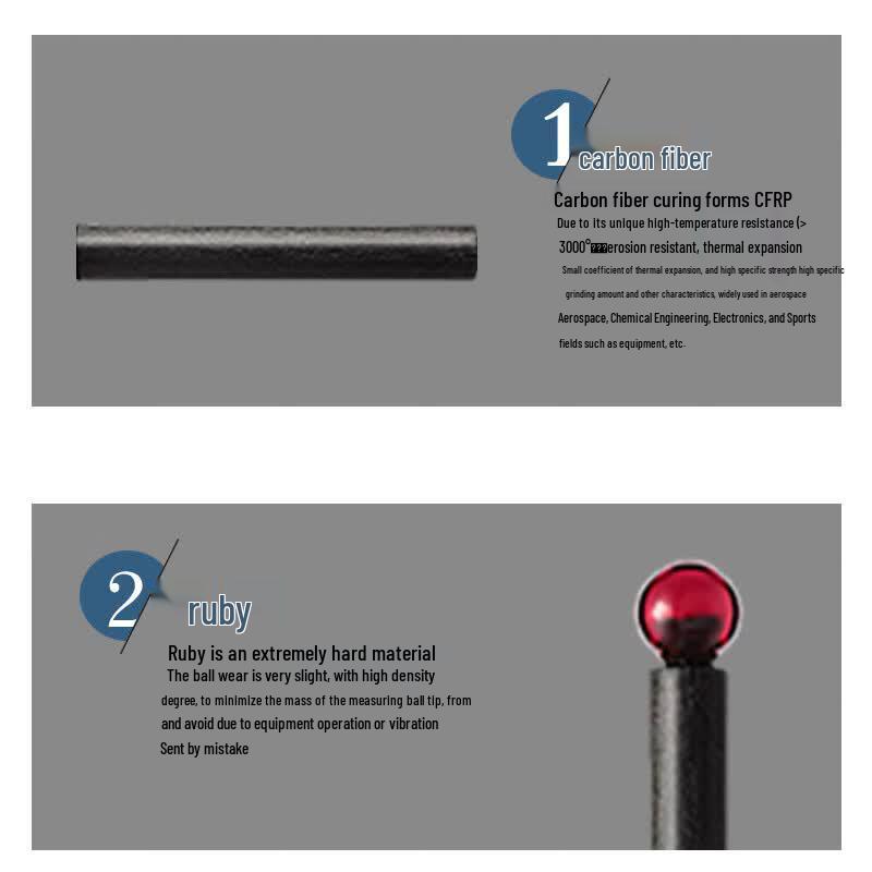 Biwei CMM Probe with Ruby Ball Tip