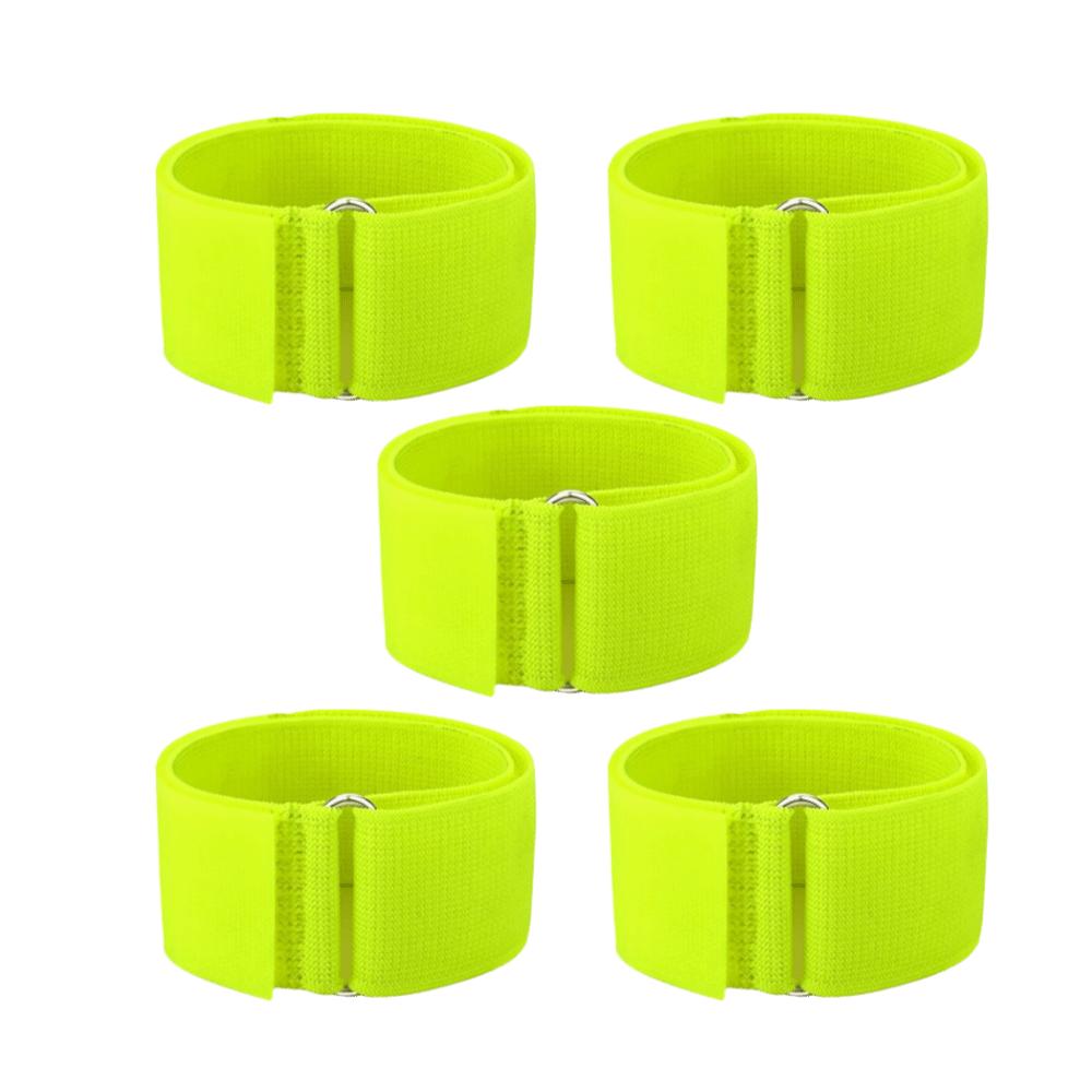 5PCS Elastic Race Bands Adjustable Relay Race Straps Flexible Leg Bands Team Building