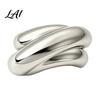 Bag Decoration for Men Arched Brooch Pin Minimalist Women, Golden Silver Alloy Lapel Clothing