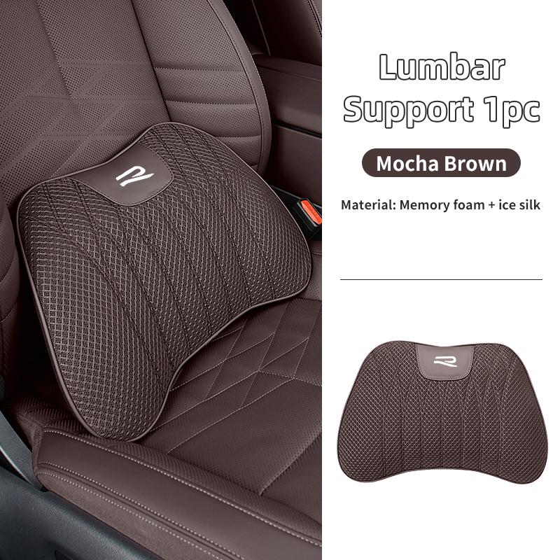 Car Neck Support Pillow Breathable 3D Elastic Headrest Cushion For Volkswagen VW GTI Tiguan Passat B5 B6 B7 CC Jetta MK5 MK6NI8