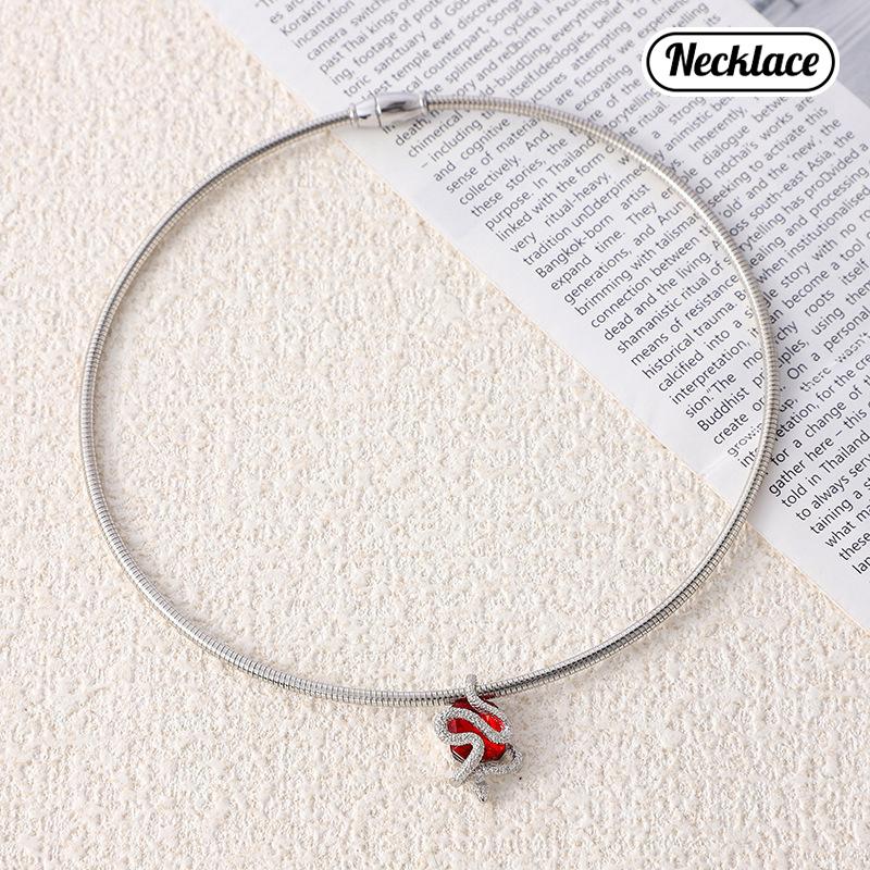 Voll Diamant Und Große Und Kleine Perle Offener Kragen Für Damen Japanische Und Koreanische Persönlichkeit Halsband Schlüsselbeinkette