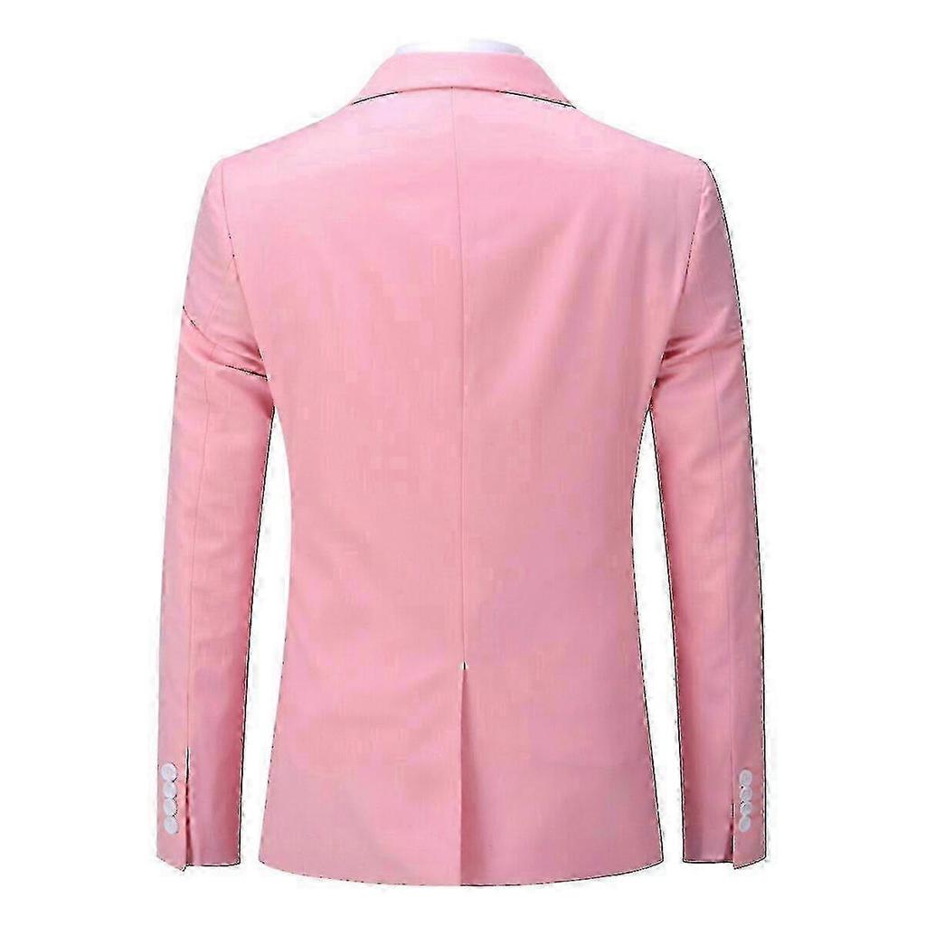 Wedding suit for groom - slim fit 2-piece solid color set