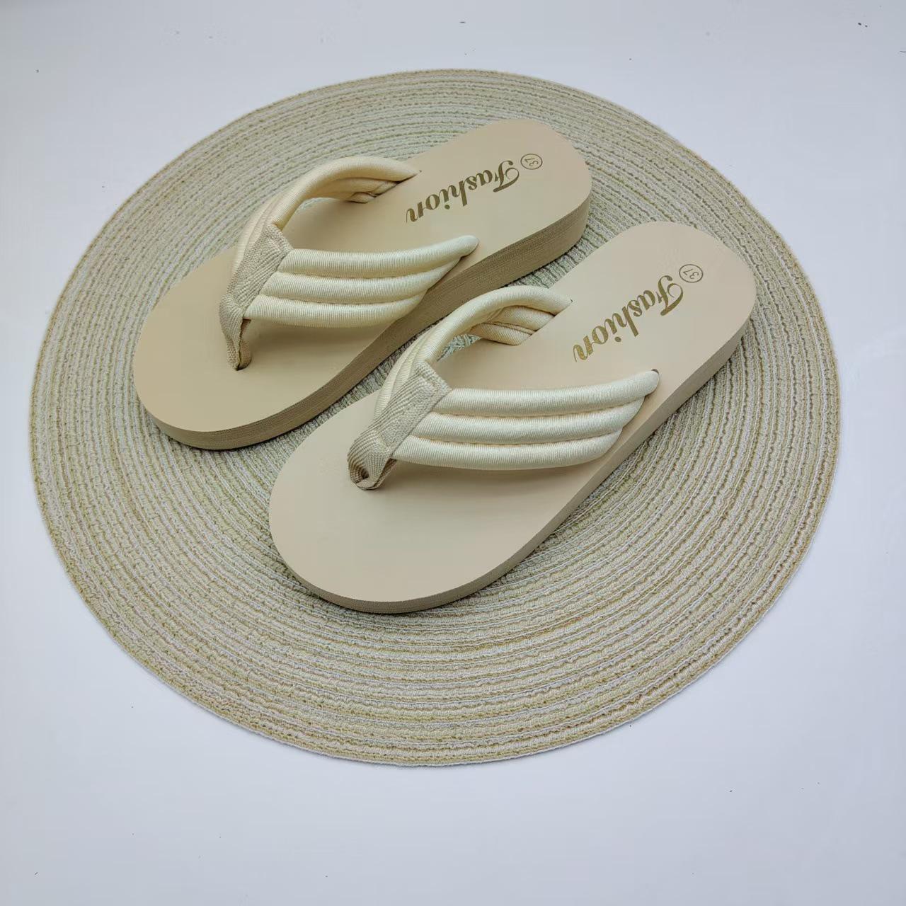 Super High Heel Damen Rutschfeste Keil-Badesandalen - Sommer-Slipper mit dicker Sohle (3cm, 5cm, 8cm) 36 gray
