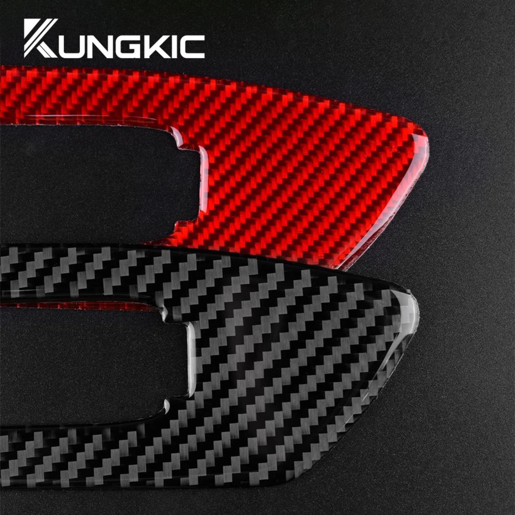 For Subaru Impreza STI 2002-2004 Carbon Front Rear Door Window Lift Panel Trim Anti Scratch Interior Door Decor Car Accessories