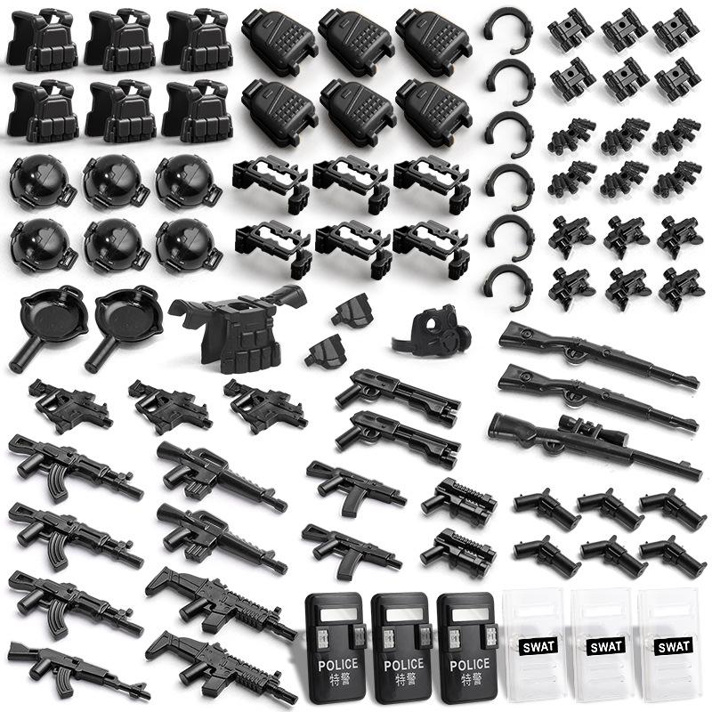 DIY Assembling Toy Building Block Model MOC Scene Armory Military Base Children Birthday Party Gift Children's Educational Toys