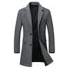 Men's Woolen Supply Wool Woolen Coat Fashion Lapel with Cotton Woolen Men's Coat