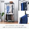 Doshisha Luminous Noir Slacks Hanger Swing for 111cm Wide 25mm Pole Expandable Wardrobe Retrofit Rack Storage Rack Rack Extension Add-on NO-SH110S,
