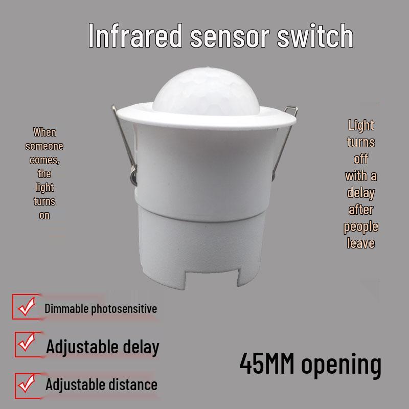 220V Smart Infrared Motion Sensor Module with Adjustable Controller