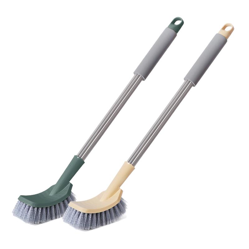 Toilet Brush Household Wall-mounted Long Handle Without Dead Ends Washing Toilet Brush Toilet Hanging Soft Bristle Toilet Cleaning Pinglong