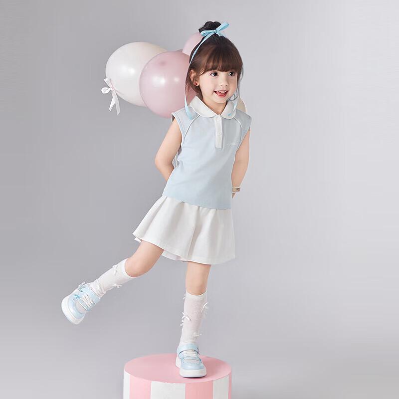DESA Girls' Sporty Color-Block Skort Set
