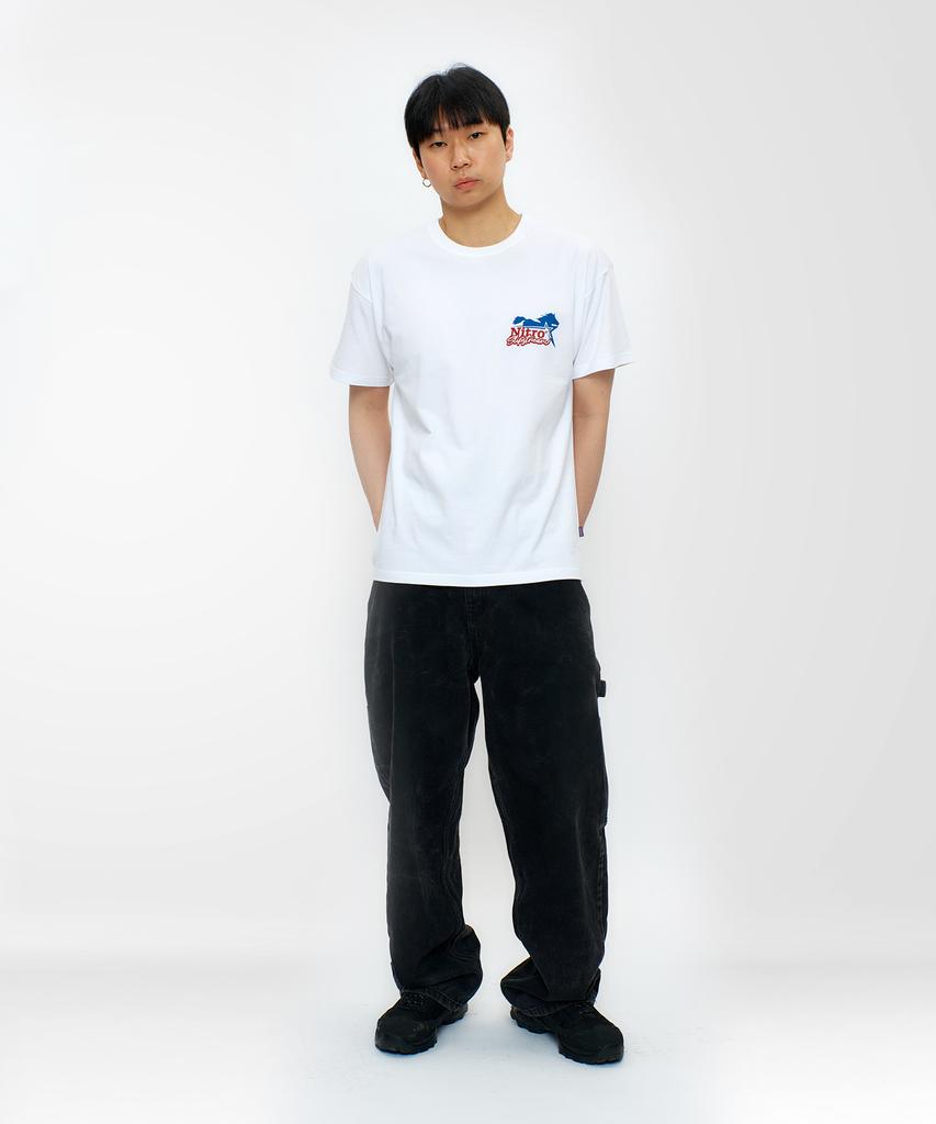 LAUGHER Horse Star T-Shirt - White