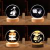 Crystal Ball Night Light With Deer Glass Material Resin Craft Gift Unique Novelty