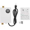 Electric Water Heater, 3000W 110V Tankless Water Heater with LED Display and Memory Function, On Demand Hot Water Heater Small Water Heaters with