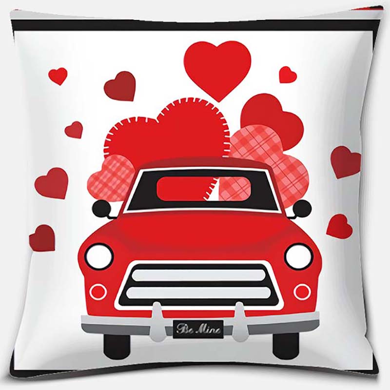 Christmas Gifts, Santa Claus, Deer, Christmas Greetings, Merry Christmas Series Pattern Pillowcase Party Pillowcase Decoration