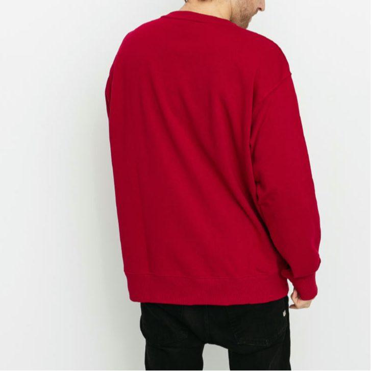 New Balance Sweatshirts Men's Red Crew Neck Moderate Regular MT03515-NCR
