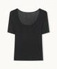MAKE A TOAST Soft Button Half Knit (Black) Mbfsnt007Bk