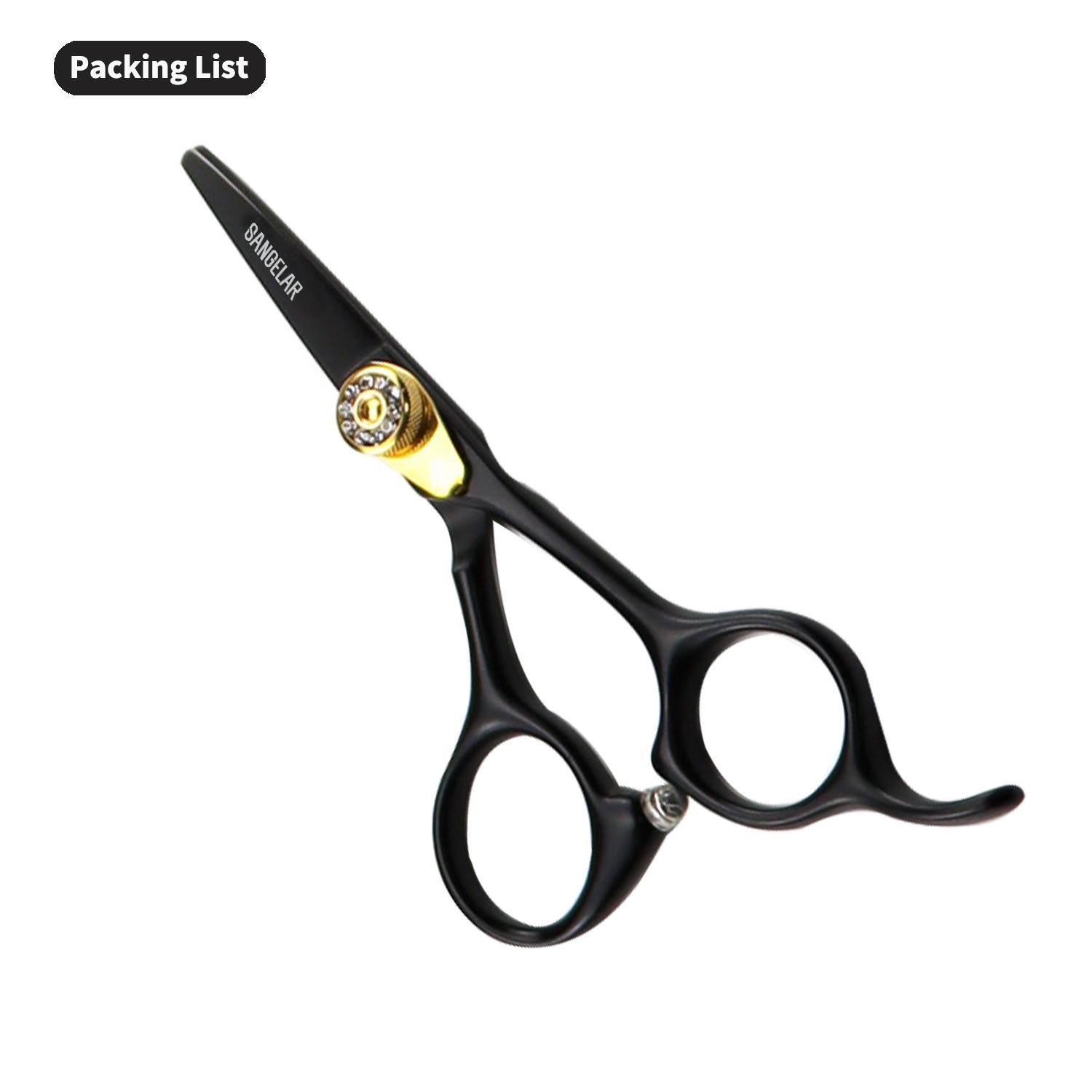 

Sangelar 4,5 дюйма, маленькие ножницы для волос высшего класса для девочек, семейная стрижка с бахромой, детские ножницы для стрижки волос в носу, ножницы для бровей, вибриссы 4.5 Cutting чёрный