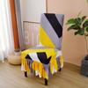Dining Chair Slipcover Stretch Chair Covers for Dining Room Washable Kitchen Chair Cover with Skirt for Home Party 1pc