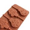 Christmas Tree Snowflake Lollipop Shape Silicone Chocalate Ice Cake Mold Diy Mold Kitchen Baking Mould