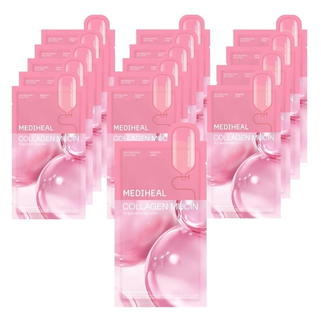 

Mediheal Collagen Mucin Essence Mask 15ea +RANDOM GIFT