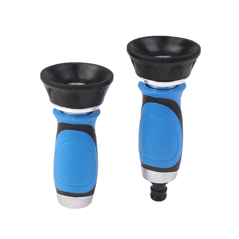 EU/US-Schlauchdüse, robust, Feuerwehrmann-Stil, hohe Leistung, auslaufsicher, verstellbar, Garten-Wassersprüher, geeignet für die Reinigung von Autoterrassen