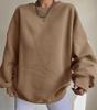 2024 Wild Berry Russian Women's Fashion Thick Print Long Sleeve Khaki Hoodie