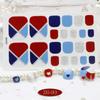 New Summer Foot Stickers Waterproof Beach Toe Nail Stickers Girls Simple Little Chrysanthemum Nail Stickers