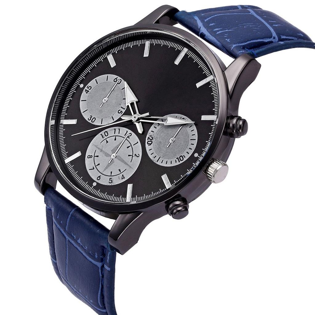 Fashion Design Leather Leather Band Analog Alloy Quartz Wrist Watch