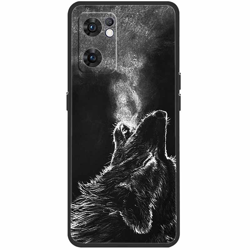 Hülle für Oppo Find X5 Lite Hülle Katze Weiches Silikon TPU Rückabdeckungen für Oppo Find X5 Lite 5G Hülle CPH2371 Stoßfest Coque Fundas