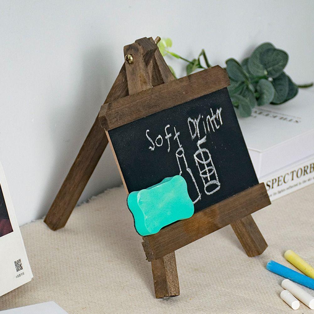 Collapsible Retro Bar Chalkboard Mini Message Board Rustic Desktop Memo Board  Wedding Decor