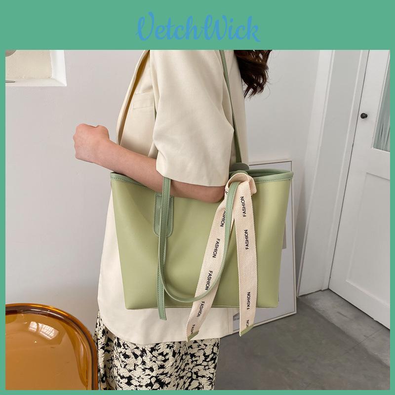 Large Capacity Women's Bag 2022 Spring New Fashion Trend Color Block Tote Bag Casual Shoulder Bag
