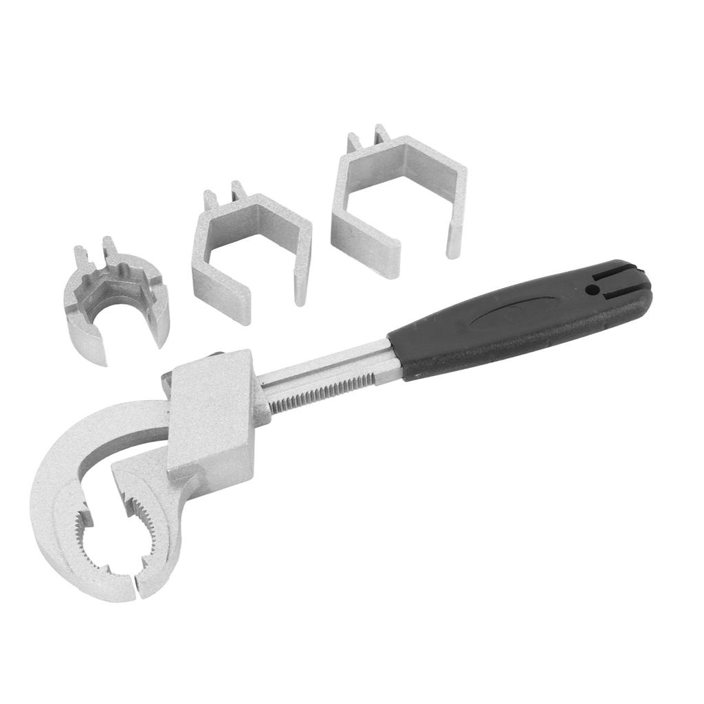Universal Adjustable Double Ended Wrench Multifunctional Bathroom Wrench for Disassembly Assembly Valves Faucets