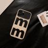 Niche Simple Letter M Suitable for Iphone14 Apple 15 Mobile Phone Case 13Pro Max Personality 11 Trend 16 Soft XR