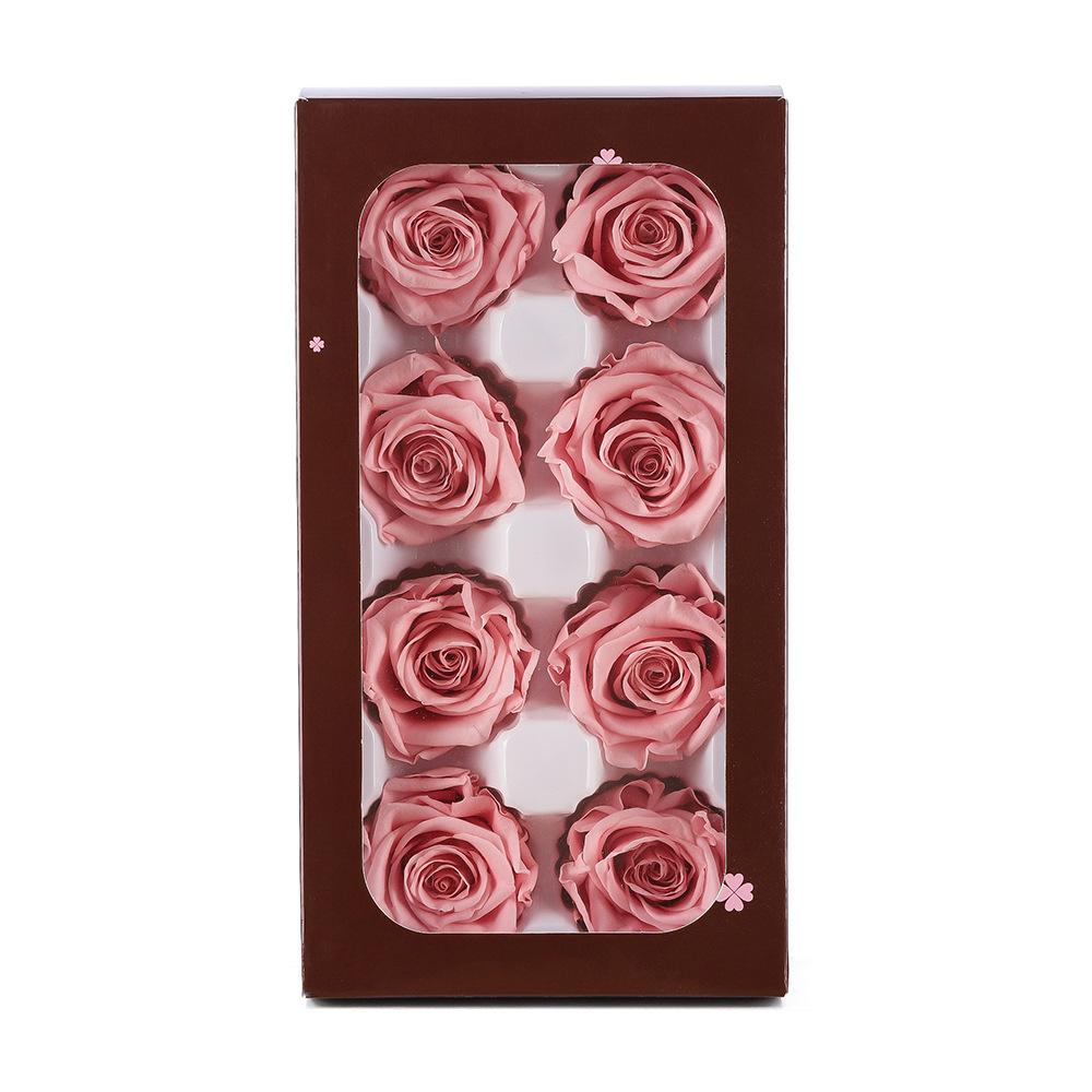 Eternal Flower Gift Box Set 2-6cm Handmade Rose Decorative Flowers, DIY Gift Flower Box