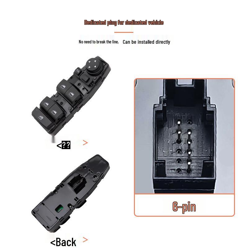 BMW 3, 5, 7 Series F30 F02 F18 Electric Window Lifter Switch Control Button