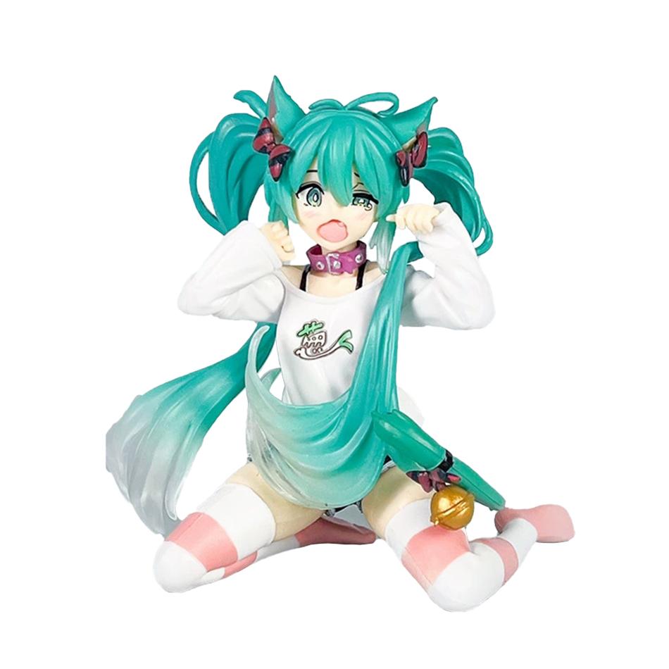 

In Stock Hatsune Miku Anime Model Fashion Subclture Miku Action Model Christmas Gift PVC Set Model Kawaii Girl Doll Toy