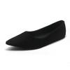 Soft-soled Flats for Women's Models 2025 Summer New Pointed-toed Shallow-mouth Ladyshoes Low-heeled Versatile Black Work Shoes for Women