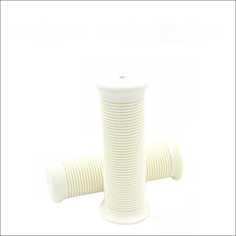 1 Pair 22mm Universal Motorcycle Handlebar Vintage Handle Grips  Rubber Bar Gel Grip Retro Rubber For Cafe Racer Bobber Custom