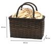 [Hasegawa] Bamboo Basket Bag for Yukata (Women's), Detachable Drawstring (Natural Color)