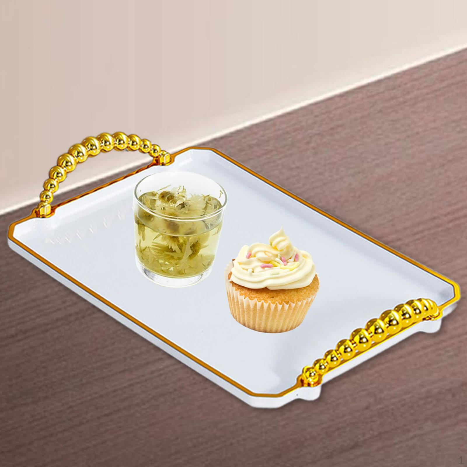 

Современный сервировочный поднос для элегантной домашней трапезы 31cm Balls Handle