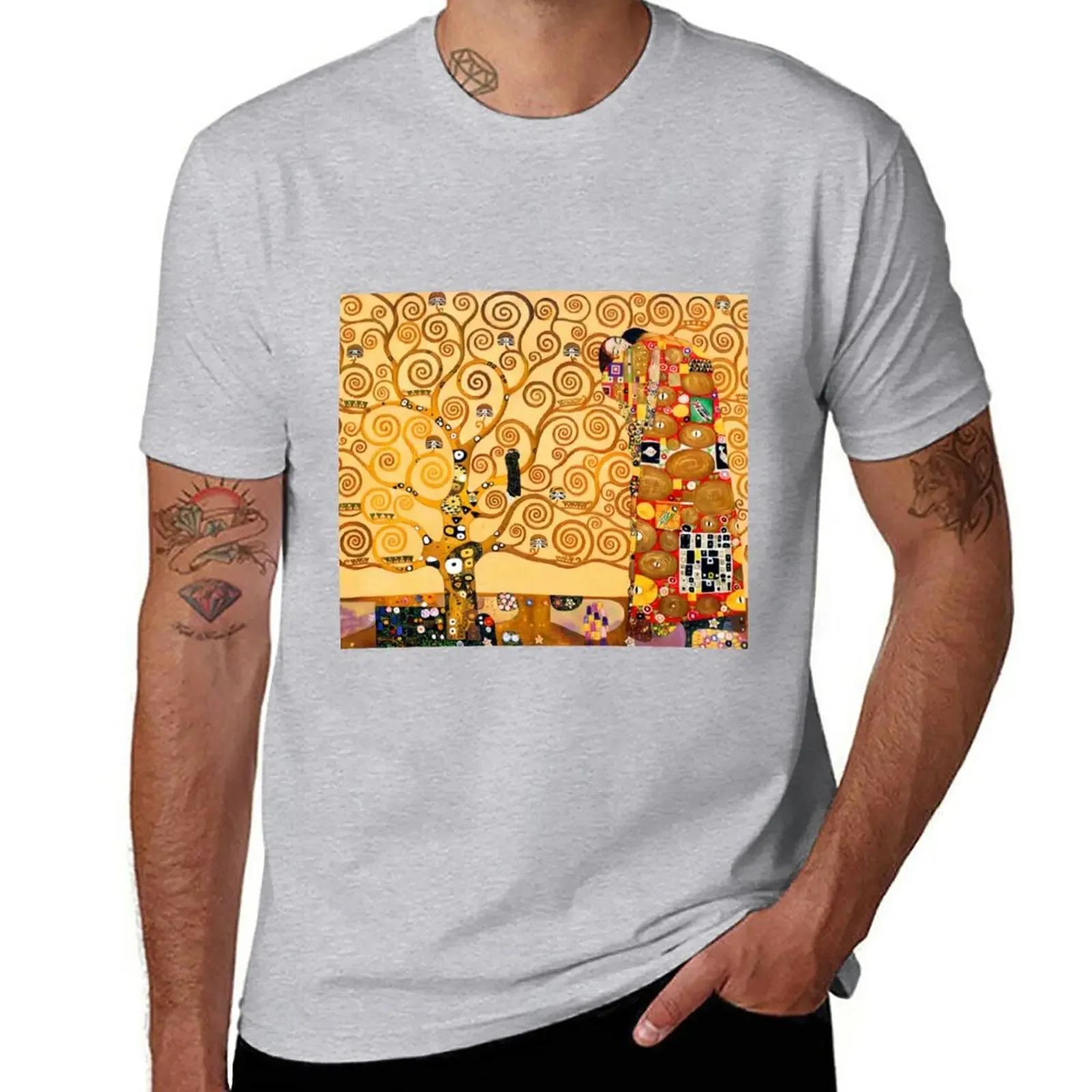 Gustav Klimt The tree of life TShirt quickdrying Blouse new edition Mens t shirts S