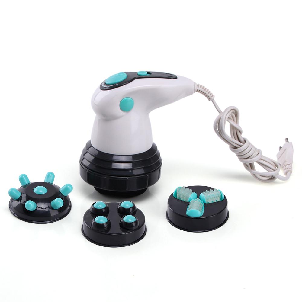 Handheld Fat Cellulite Remover Electric Body Massager with 3 Massage Heads Slimming Infrared