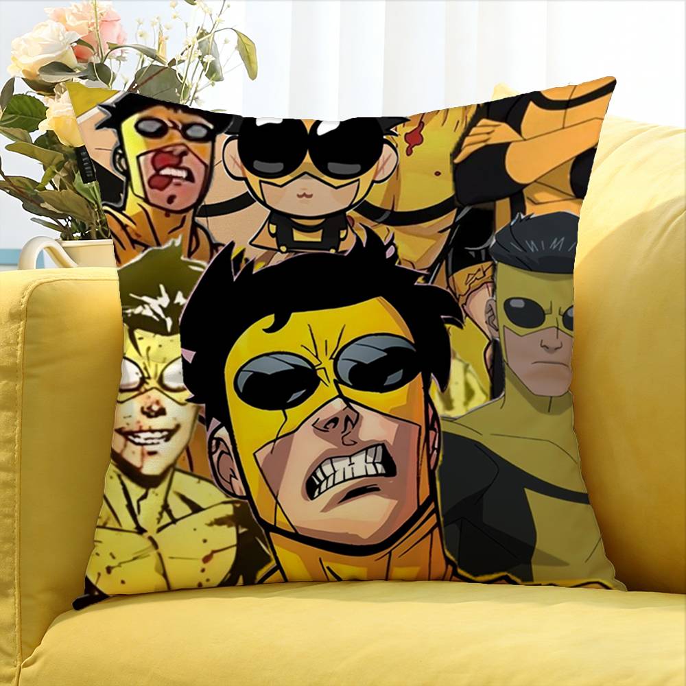Invincible Various Sizes Square Pillow Case For Car Home Bedchamber Decor