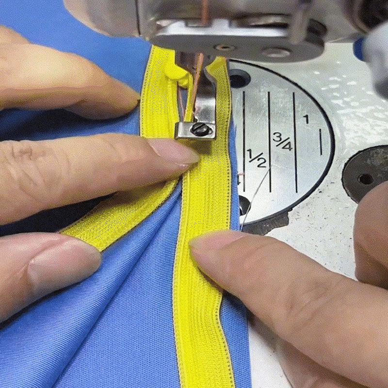 New Adjustable Invisible Zipper Presser Foot Unilateral Zipper Feet for Single Needle Lockstitch Industrial Sewing Machine