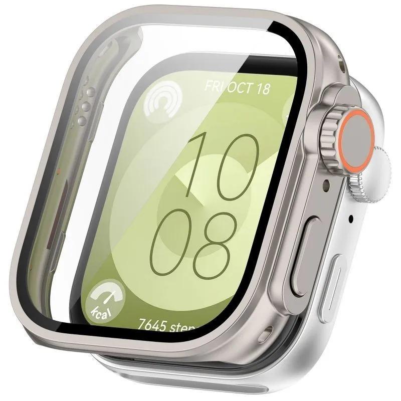 Screen Protector + Tempered Glass Case for Huawei Watch Fit 4 Fit 4 Pro Fit 3 Case Frame As Ultra2 Smart Watch Strap Case
