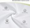 Summer Seashell Starfish Rectangle Tablecloth for Table Decor Washable Farmhouse Kitchen Dining Tablecloth Wedding Party Decor